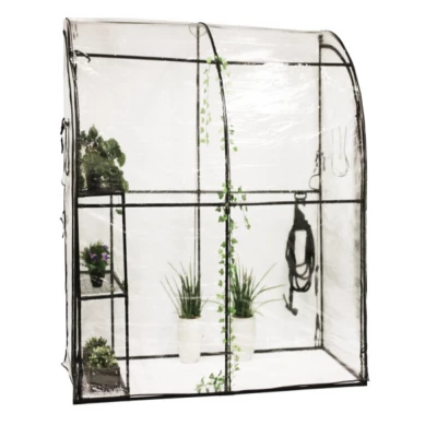 Veggmontert Plastdrivhus 215 x 100 x 200 cm Veggmontert Plastdrivhus 215 x 100 x 200 cm