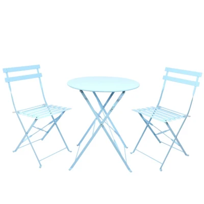 Blå nyanser bistrosett Blå nyanser bistrosett