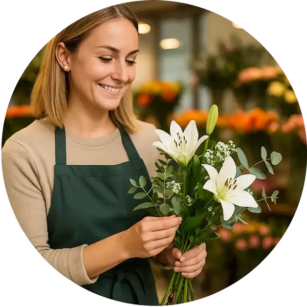 Blomsterdekoratører og blomsterhandlere